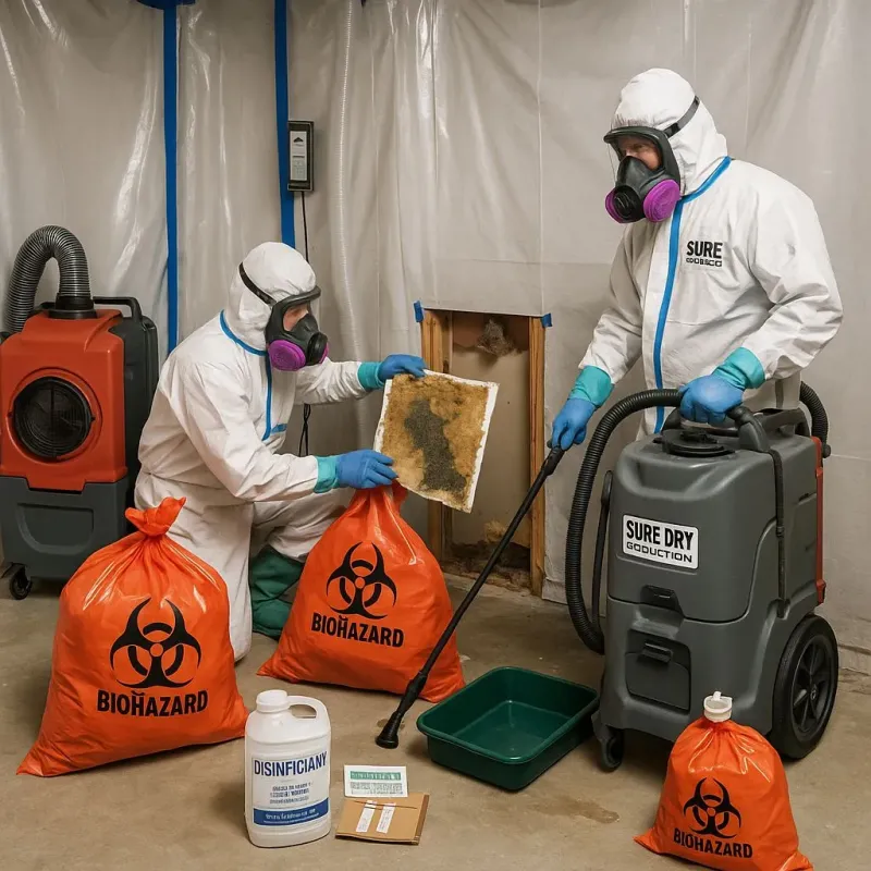 Contaminated Water Handling Protocols process in Powers Lake, WI