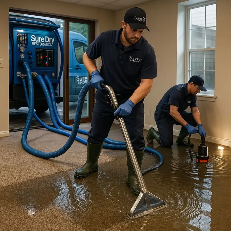 Water Extraction and Removal process in Powers Lake, WI